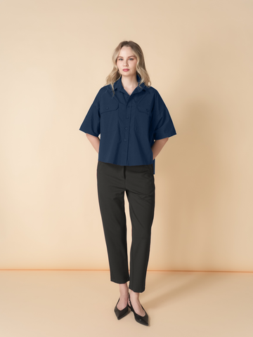 Pia  Loose Polo Top