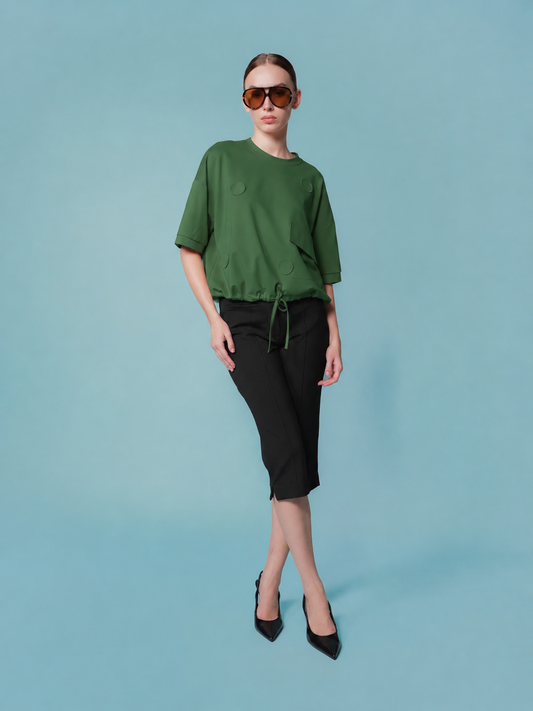 Pola Polka Detail Top