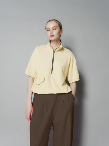 Queenie Zip Top with Pocket