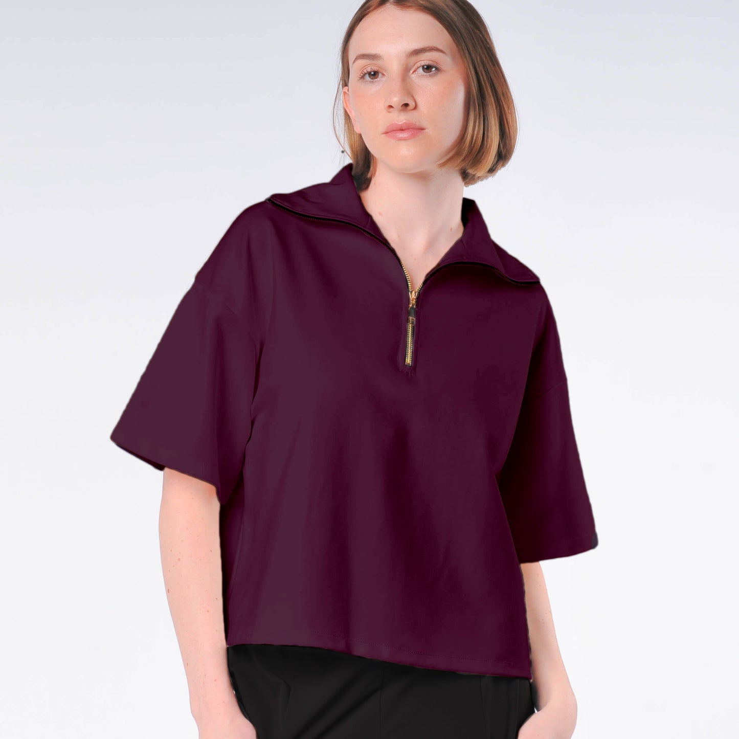 RJ Half-Zip Top