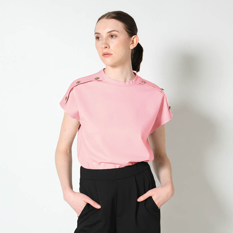 Ronalyn Button Detail Top