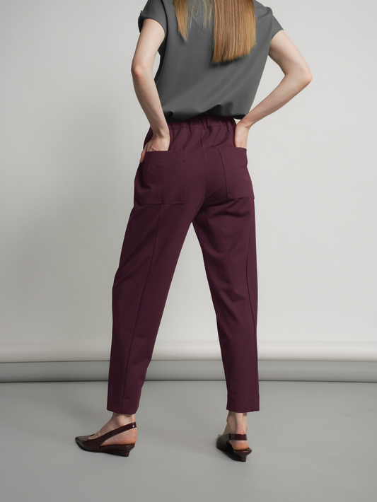 Salvi Pull-Up Tapered Pants