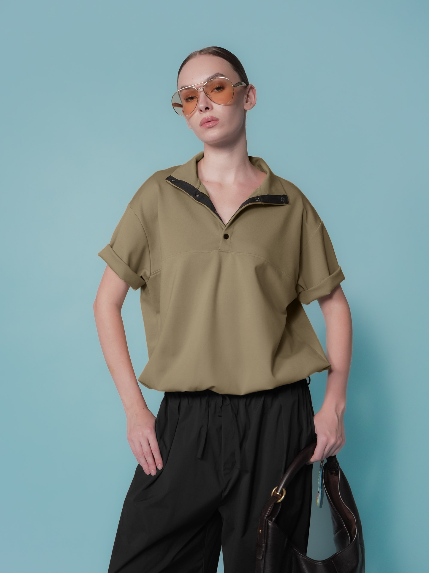 Sanya Snap Closure Top