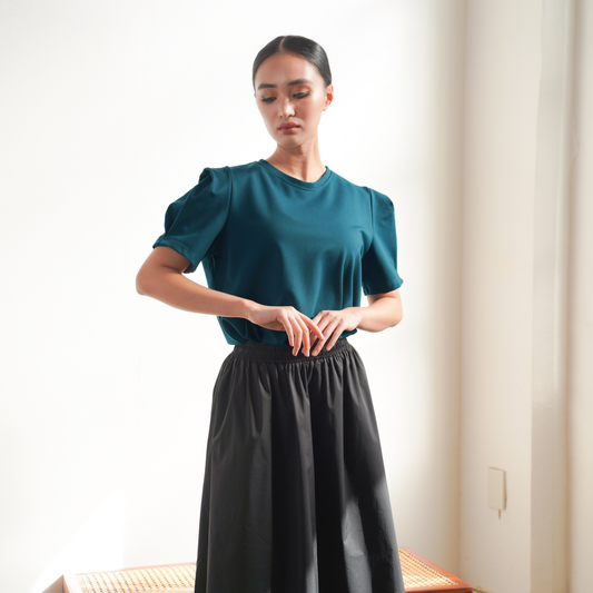 Priscilla Round-Neck Top