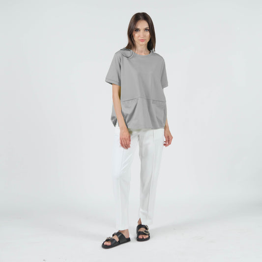 Shirley Contrast Fabric Top