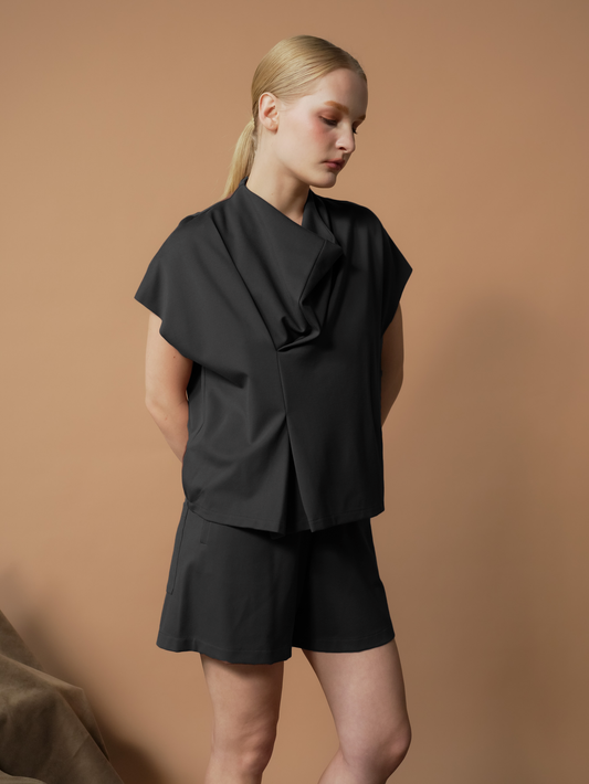 Sylvie Draped Neck Top