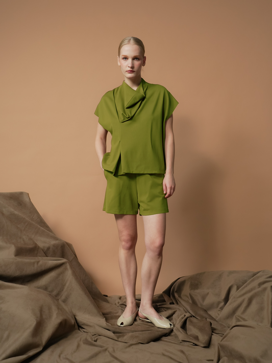 Sylvie Draped Neck Top