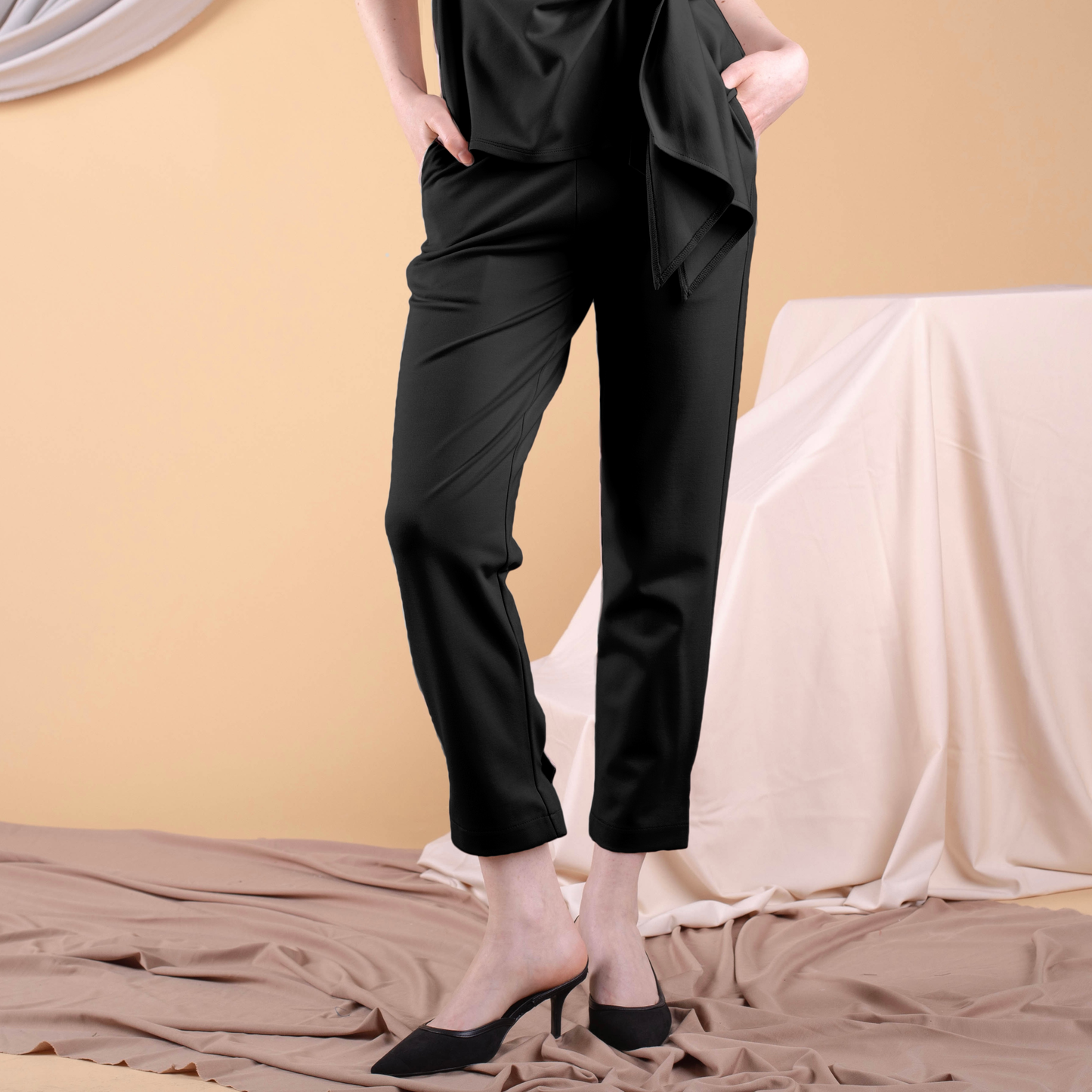 Tyler Back Button Detail Pants