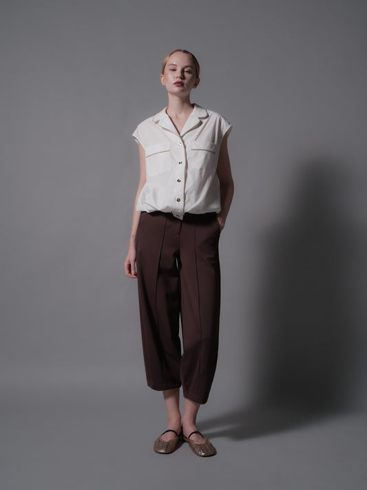 Xavier Piping Combi Short Sleeves Top