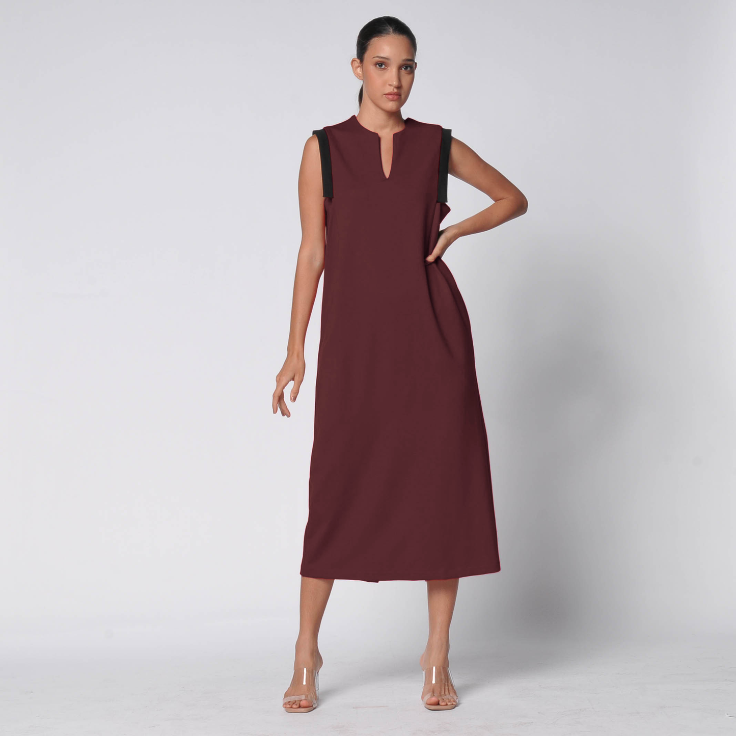 Zelia Sleeveless Shift Dress
